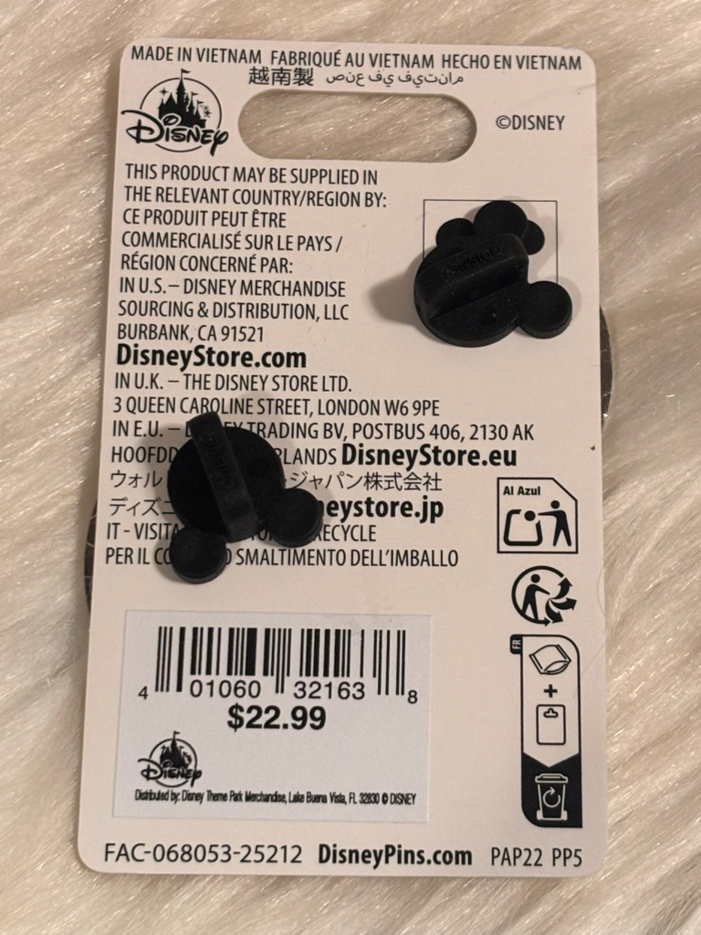 Disney 2026 Mickey & Minnie Mouse Wedding Mr. & Mrs. 2 Pin Set, New - Picture 4 of 4